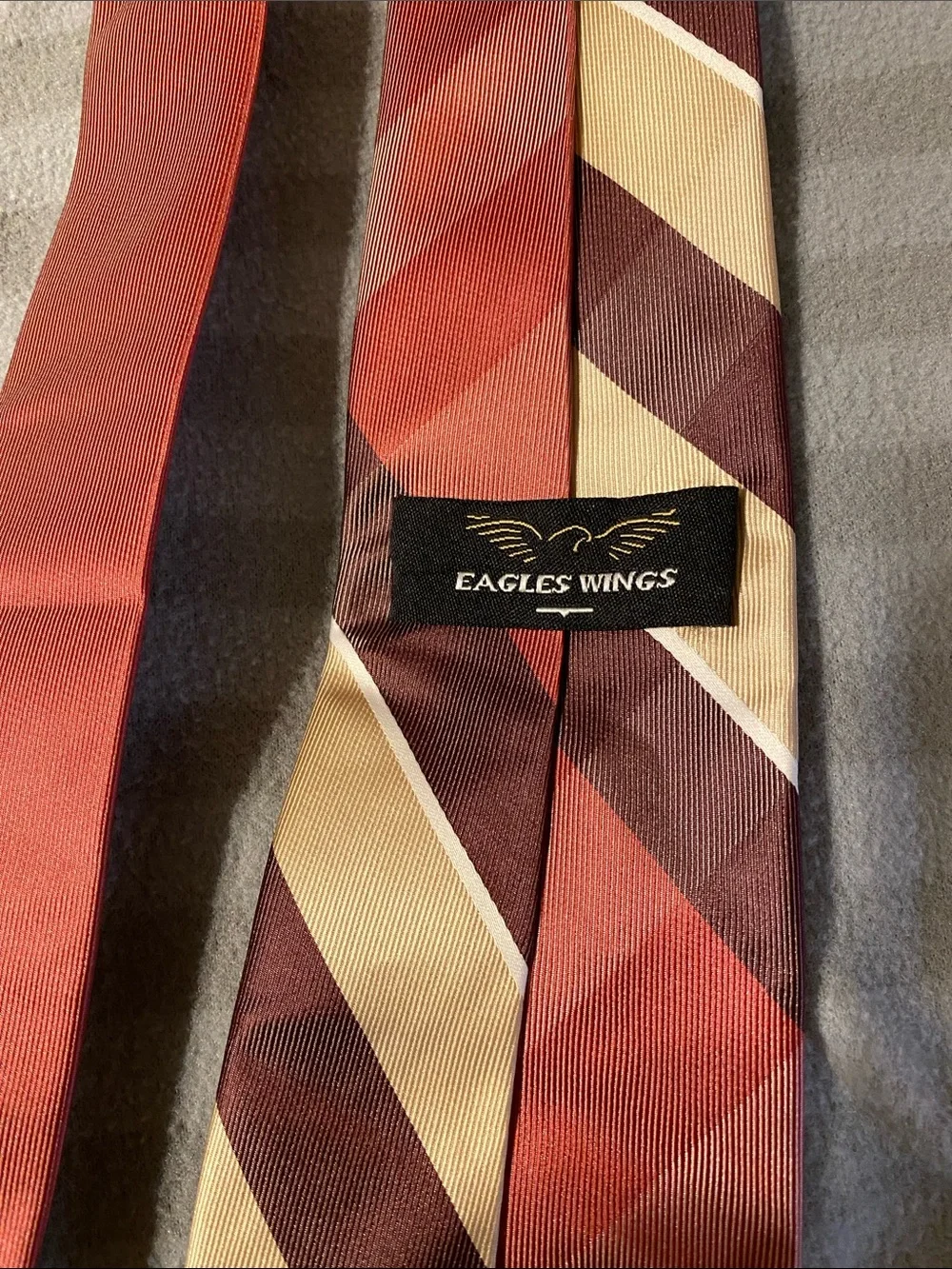 Florida State Seminoles Garnet & Gold Diagonal Stripe Tie